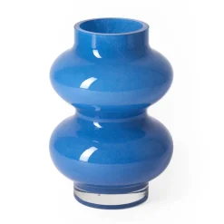 Shop Form Glass Vase Cornflower Blue 25cm Vases | Gifts For Home