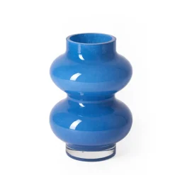 Store Form Glass Vase Cornflower Blue 20cm Vases | Gifts For Home
