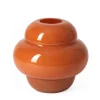 Fashion Form Glass Vase Deep Coral 20cm Vases | Gifts For Home
