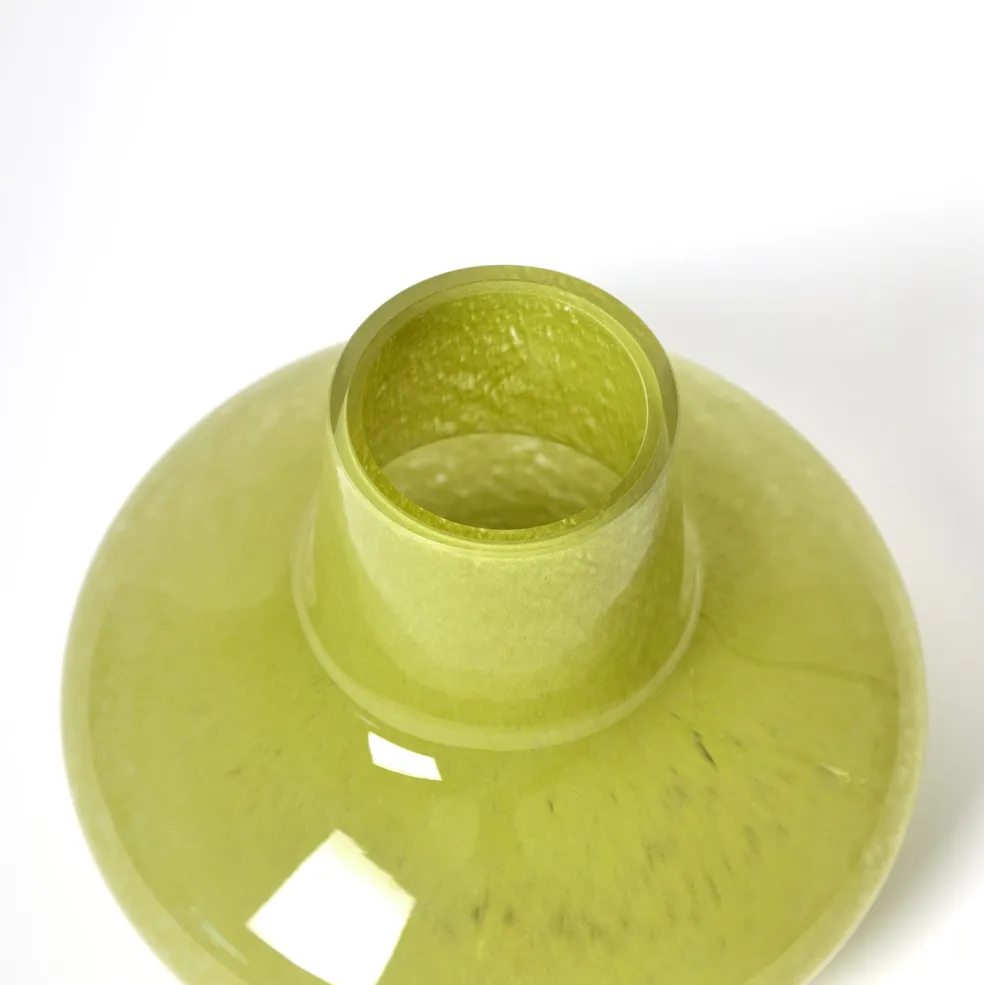 Online Form Glass Vase Moss 19cm Vases | Gifts For Home