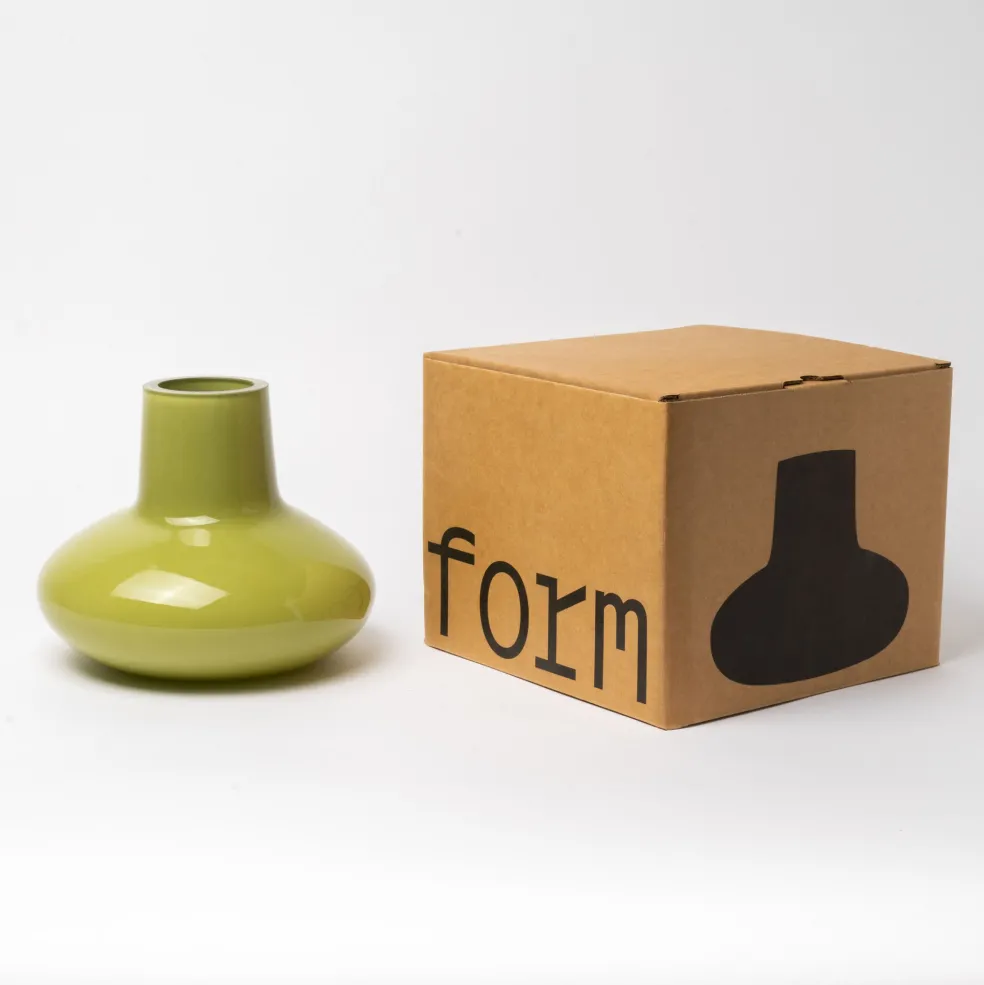 Online Form Glass Vase Moss 19cm Vases | Gifts For Home