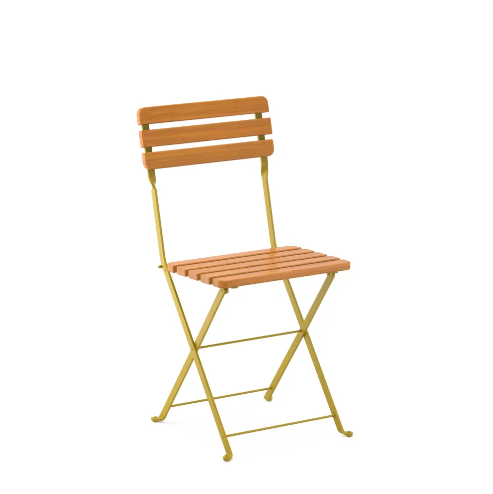 Clearance Grasshopper Folding Outdoor Chair Yellow In Stock | Outdoor Furniture