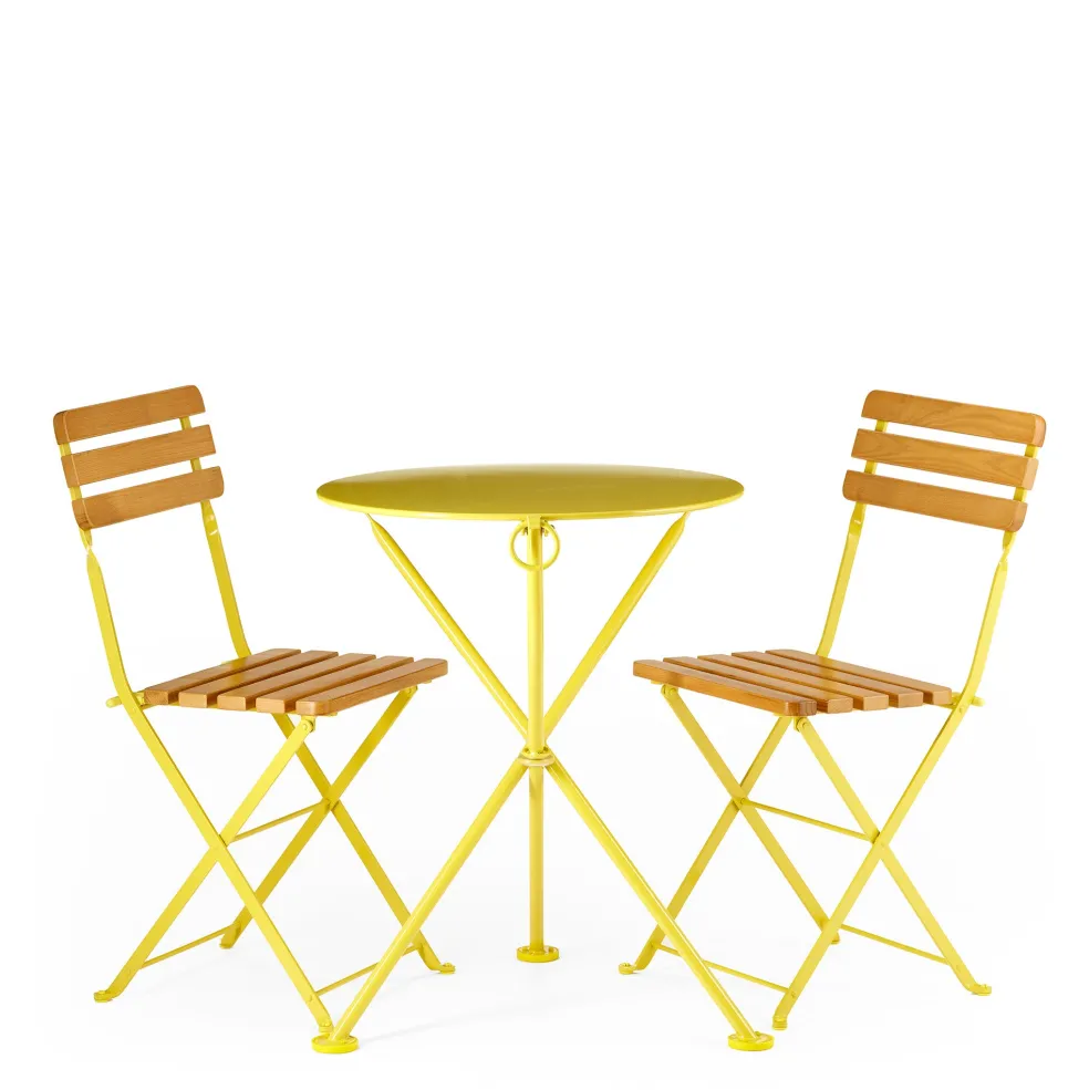 Clearance Grasshopper Folding Outdoor Chair Yellow In Stock | Outdoor Furniture