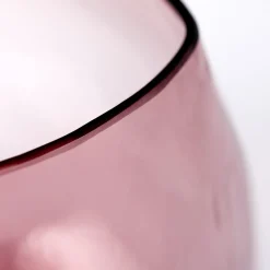 Online Hammered Glass Vase Mauve Vases | Gifts Under £50