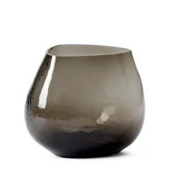 New Hammered Glass Vase Smoke Vases | Gifts Under £50