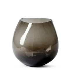 New Hammered Glass Vase Smoke Vases | Gifts Under £50
