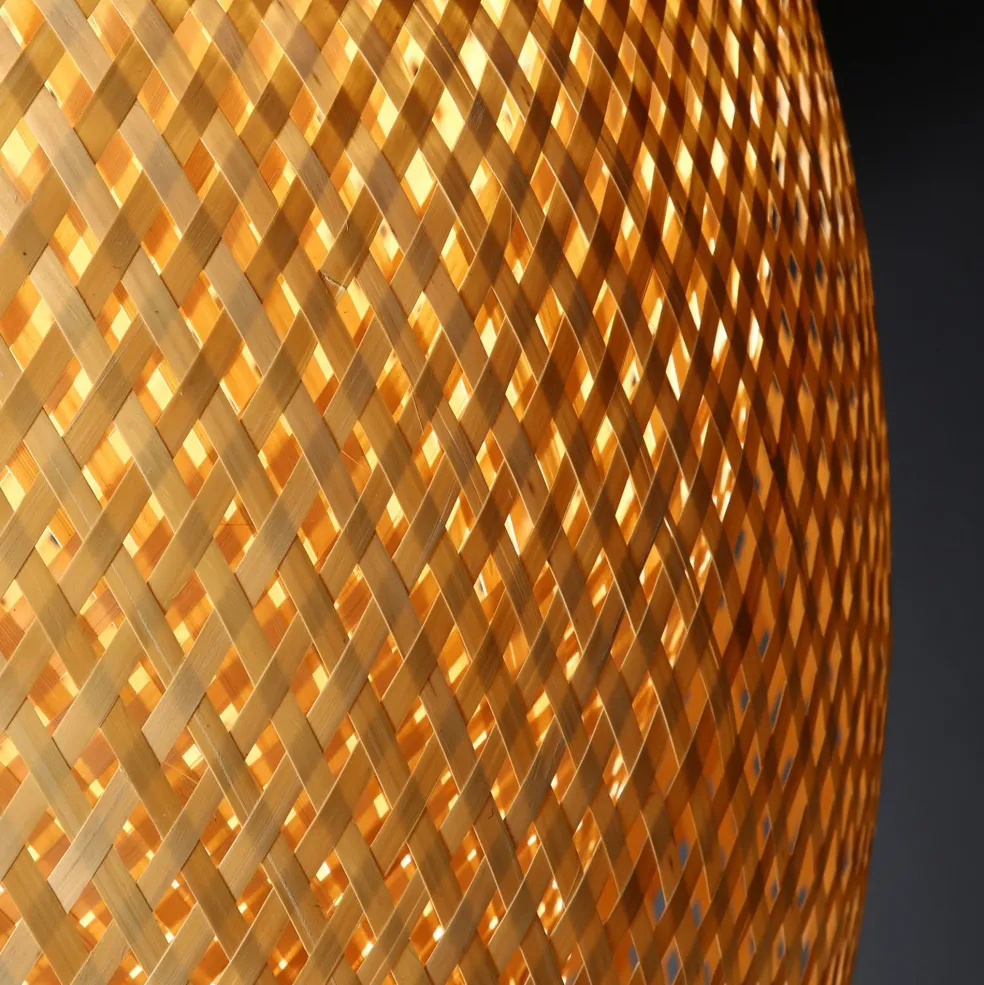 Fashion Hatch Bamboo Shade 50cm Lighting | Get It In Time For Christmas