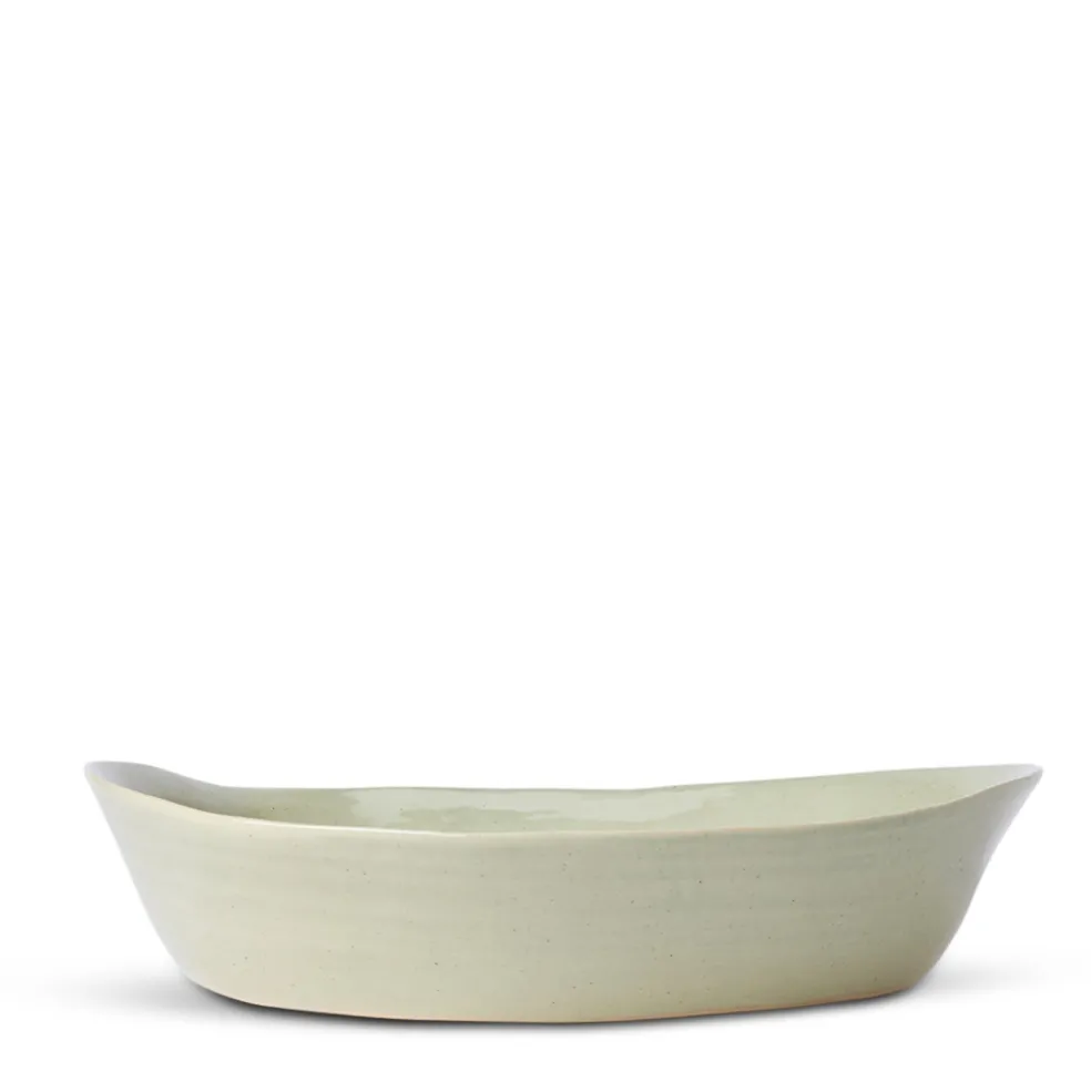 Discount Henley Medium Oval Serving Dish Green Serving Bowls & Utensils | Games & Entertaining