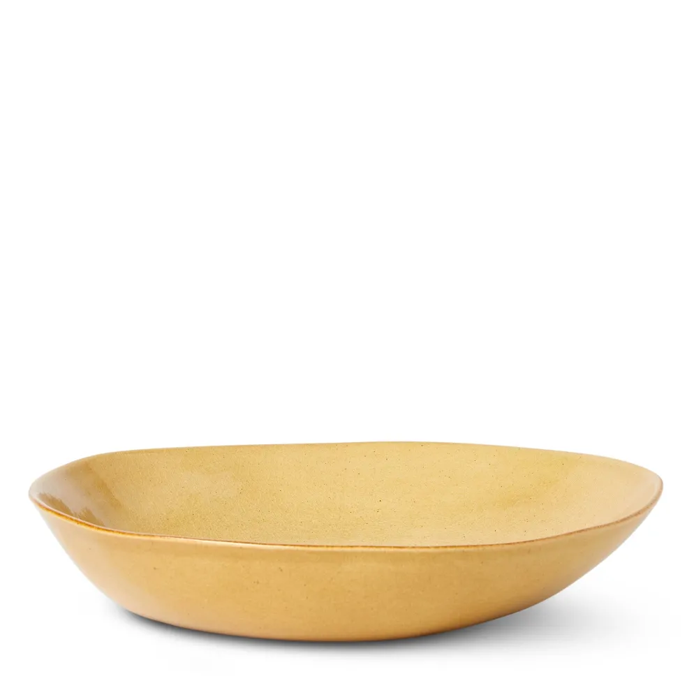 Cheap Henley Oversized Tall Serving Bowl Honey 35cm Serving Bowls & Utensils | Table Settings