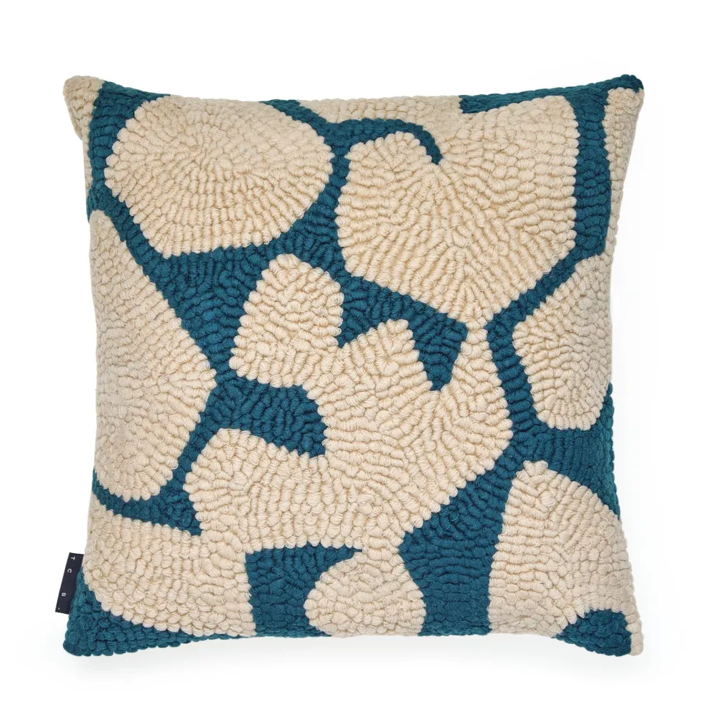 Sale Hoby Cushion Cover Teal 45 x 45cm Cushion Covers & Pads