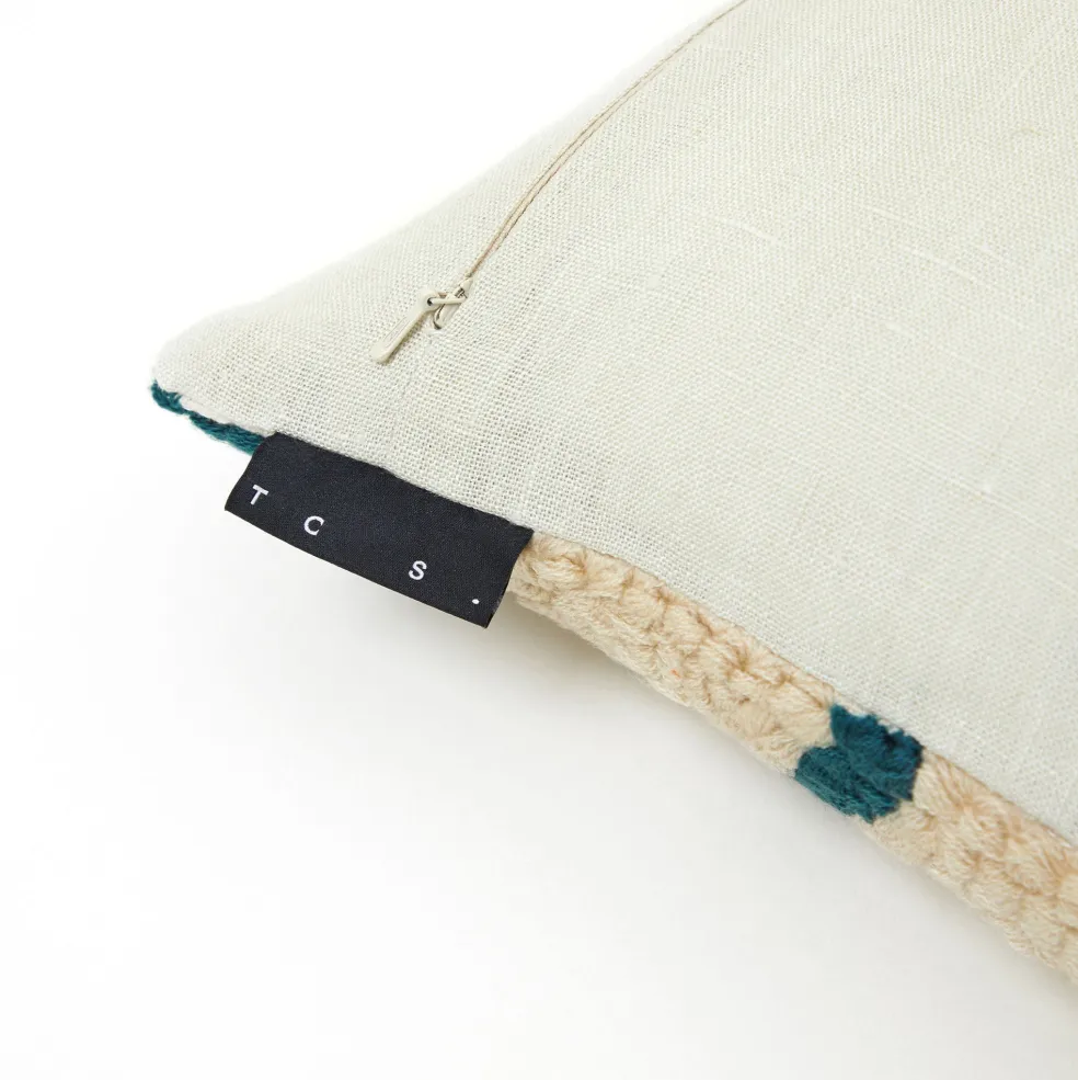 Sale Hoby Cushion Cover Teal 45 x 45cm Cushion Covers & Pads
