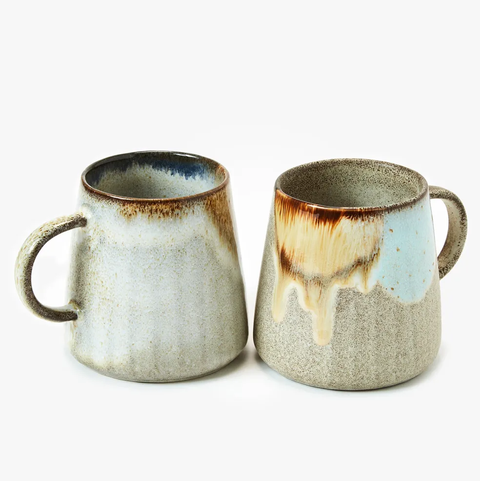 Fashion Ikagai Gobi Reactive Mug Aqua Mugs, Cups & Jugs | Gifts Under £50