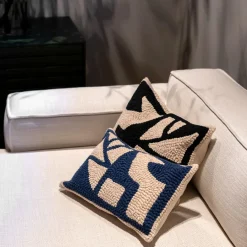 Clearance Ira Mono Cotton Cushion Cover 40 x 60cm Cushion Covers & Pads