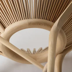 New Iris Lounge Chair Oak In Stock | Chairs, Stools & Benches