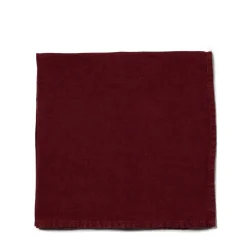 Shop Linen Burgundy Napkin 47 x 47cm Napkins | Get It In Time For Christmas