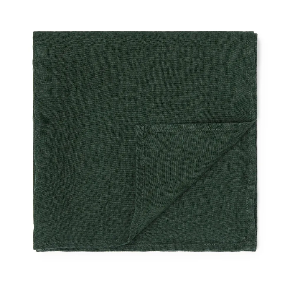 Sale Linen Napkin Forest Green 47 x 47cm Napkins | Get It In Time For Christmas