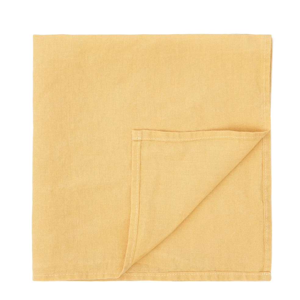 Cheap Linen Napkin Lemon 47 x 47cm Napkins | Get It In Time For Christmas