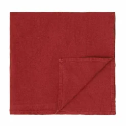 Clearance Linen Napkin Rouge 47 x 47cm Napkins | Get It In Time For Christmas