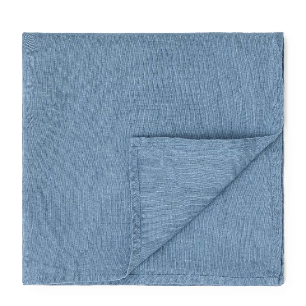 Best Sale Linen Napkin Solid Powder Blue 47 x 47cm Napkins | Get It In Time For Christmas