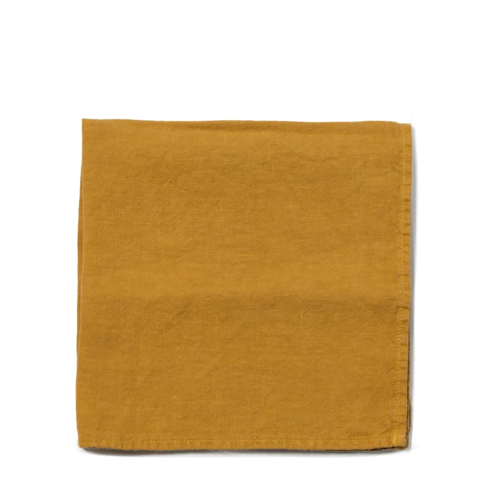 Outlet Linen Ochre Napkin 47 x 47cm Napkins | Get It In Time For Christmas