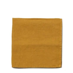 Best Sale Linen Ochre Napkin 47 x 47cm Napkins | Get It In Time For Christmas
