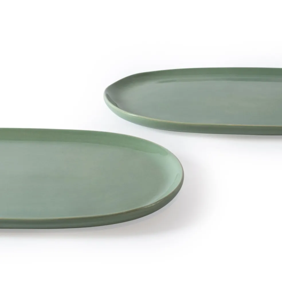Shop Luna Celadon Serving Dish 28cm (Set of 2) Get It In Time For Christmas | Table Settings
