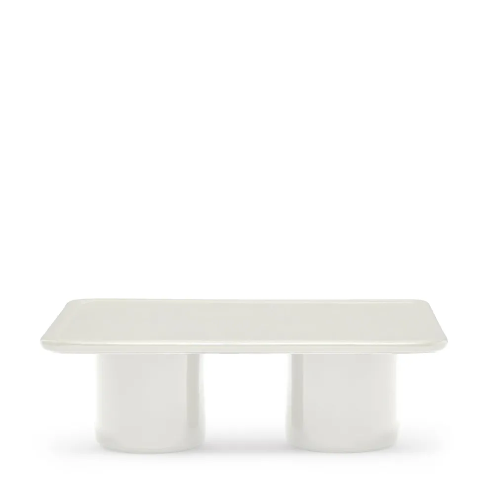 Online Mag Rectangular Coffee Table Chalk 80 x 60cm In Stock | Outdoor Furniture