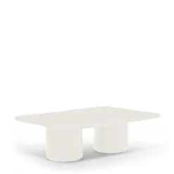 Online Mag Rectangular Coffee Table Chalk 80 x 60cm In Stock | Outdoor Furniture