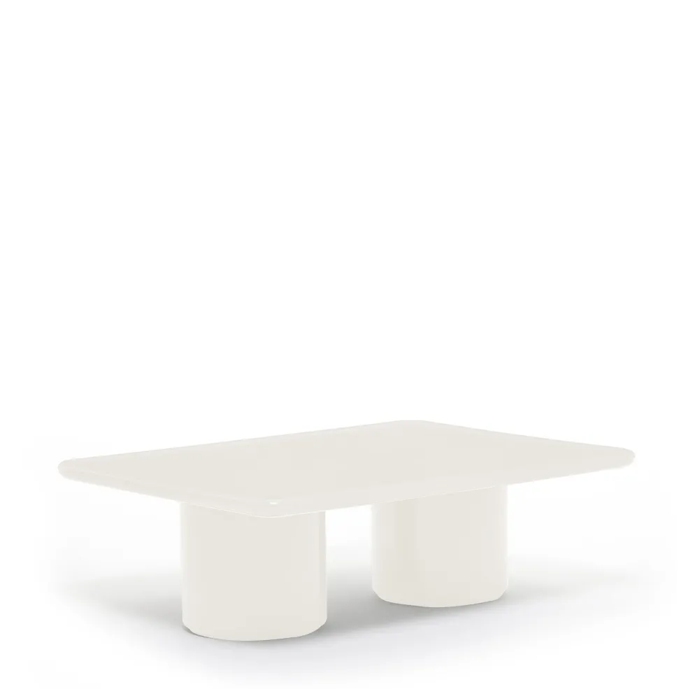 Online Mag Rectangular Coffee Table Chalk 80 x 60cm In Stock | Outdoor Furniture