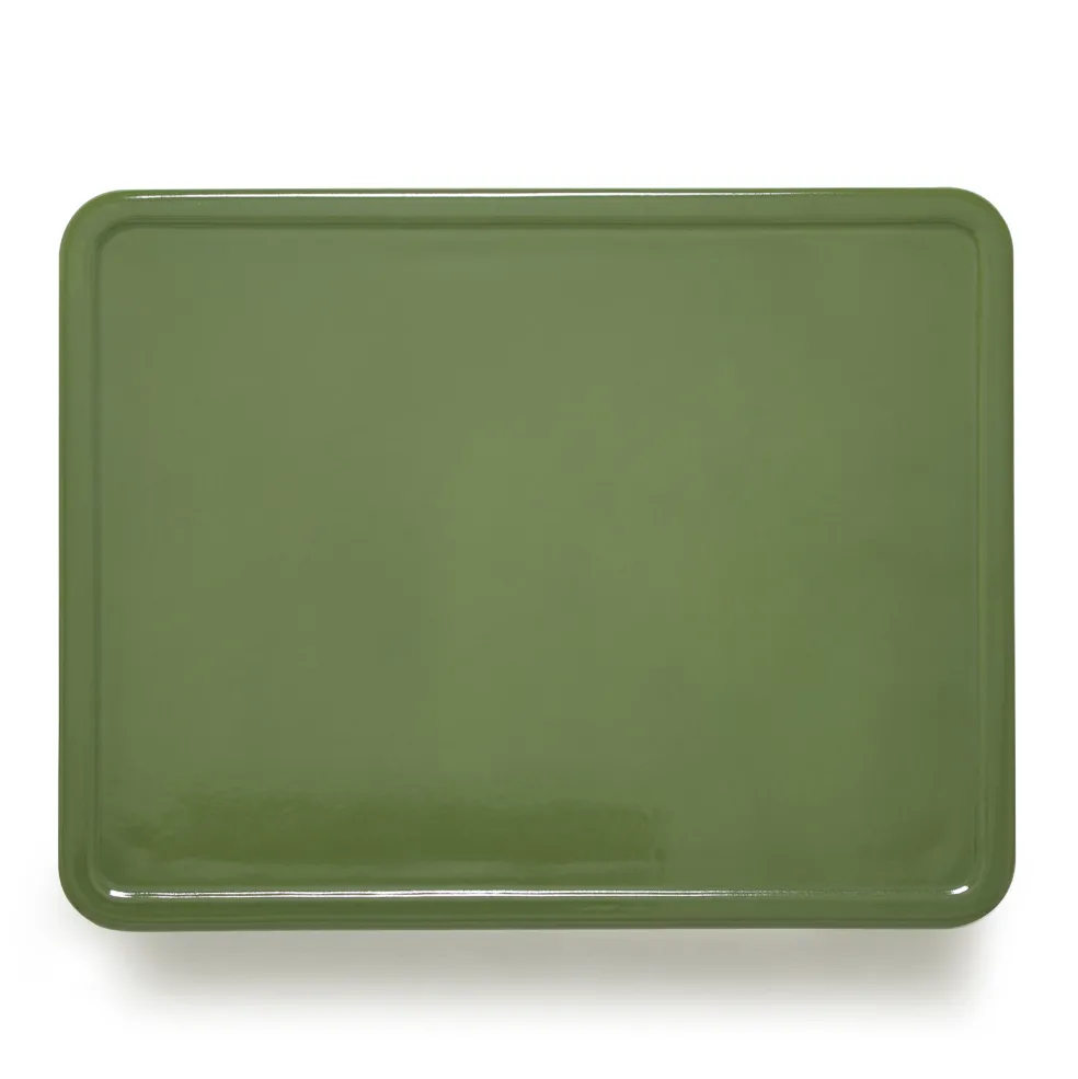 Hot Mag Rectangular Coffee Table Green 80 x 60cm Outdoor Furniture | Coffee & Side Tables