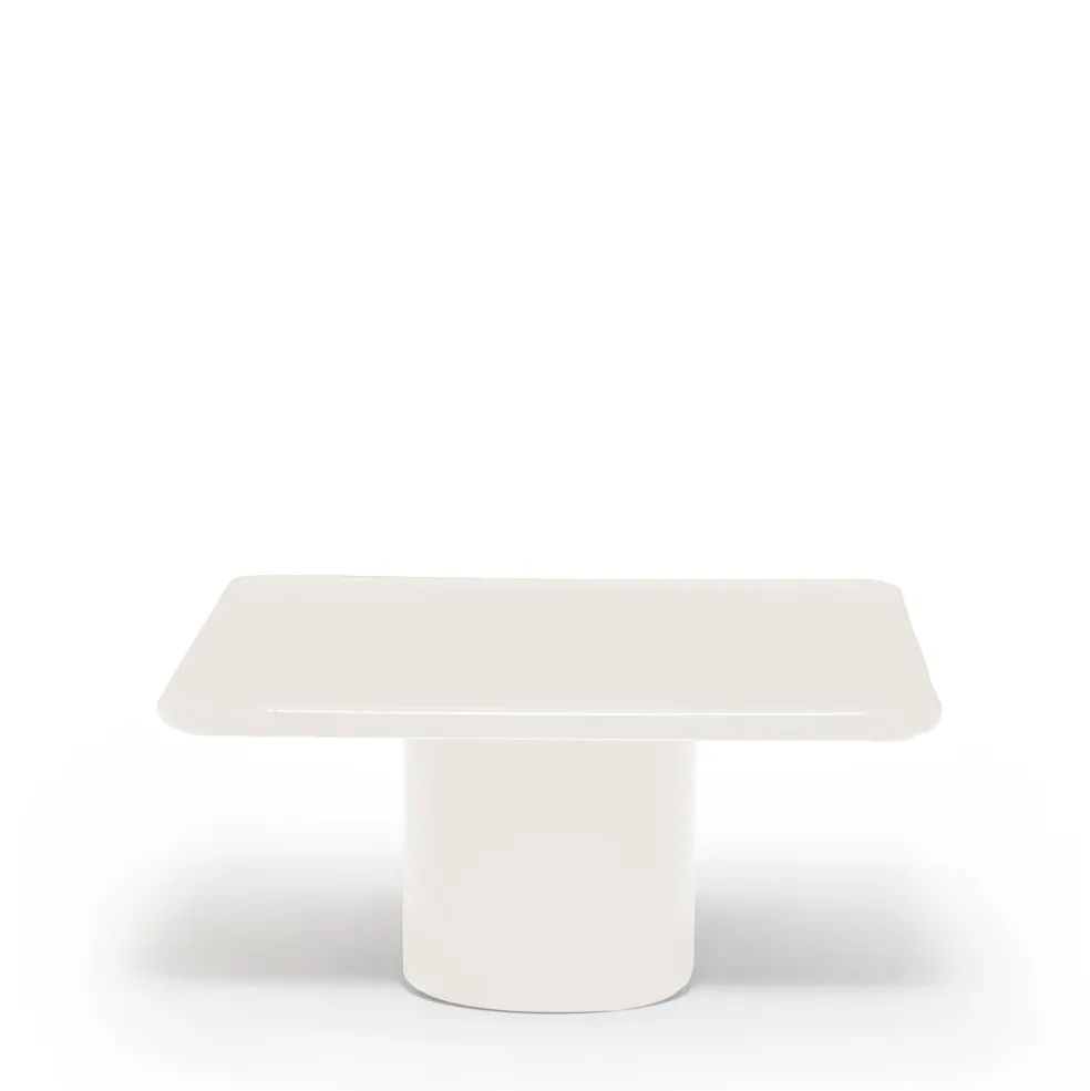 Online Mag Rectangular Coffee Table Chalk 80 x 60cm In Stock | Outdoor Furniture