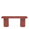 Best Sale Mag Rectangular Low Side Table Red 90 x 40cm In Stock | Outdoor Furniture