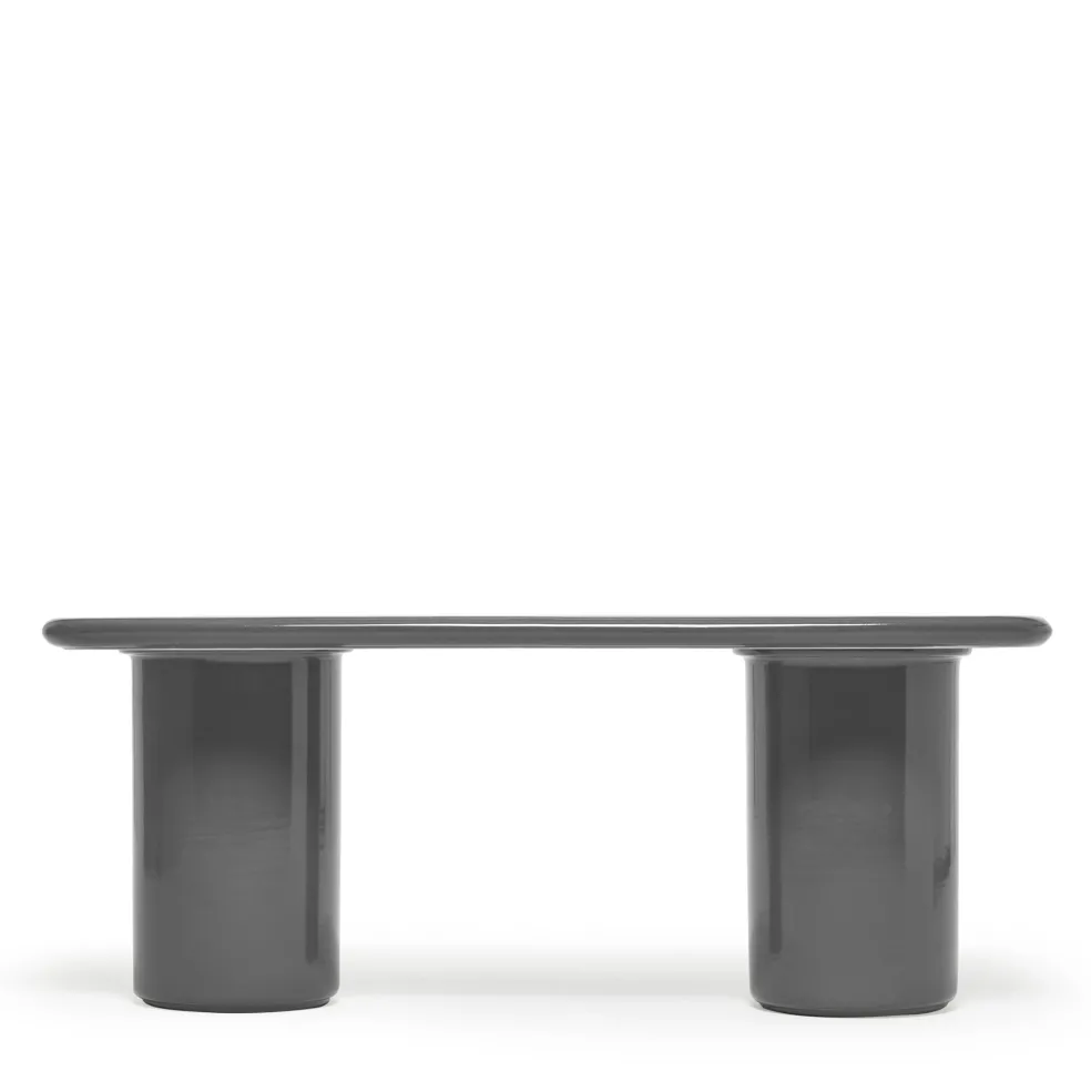 Clearance Mag Rectangular Low Side Table Charcoal 90 x 40cm In Stock | Outdoor Furniture