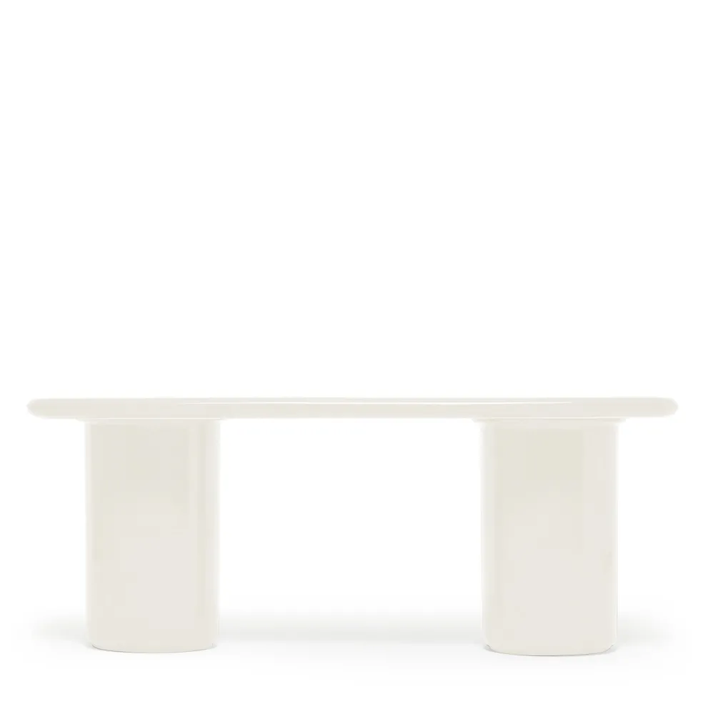 Clearance Mag Rectangular Low Side Table Chalk 90 x 40cm In Stock | Outdoor Furniture