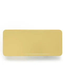 Best Sale Mag Rectangular Low Side Table Yellow 90 x 40cm In Stock | Outdoor Furniture