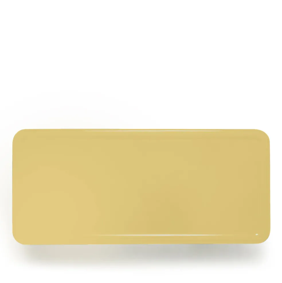Best Sale Mag Rectangular Low Side Table Yellow 90 x 40cm In Stock | Outdoor Furniture