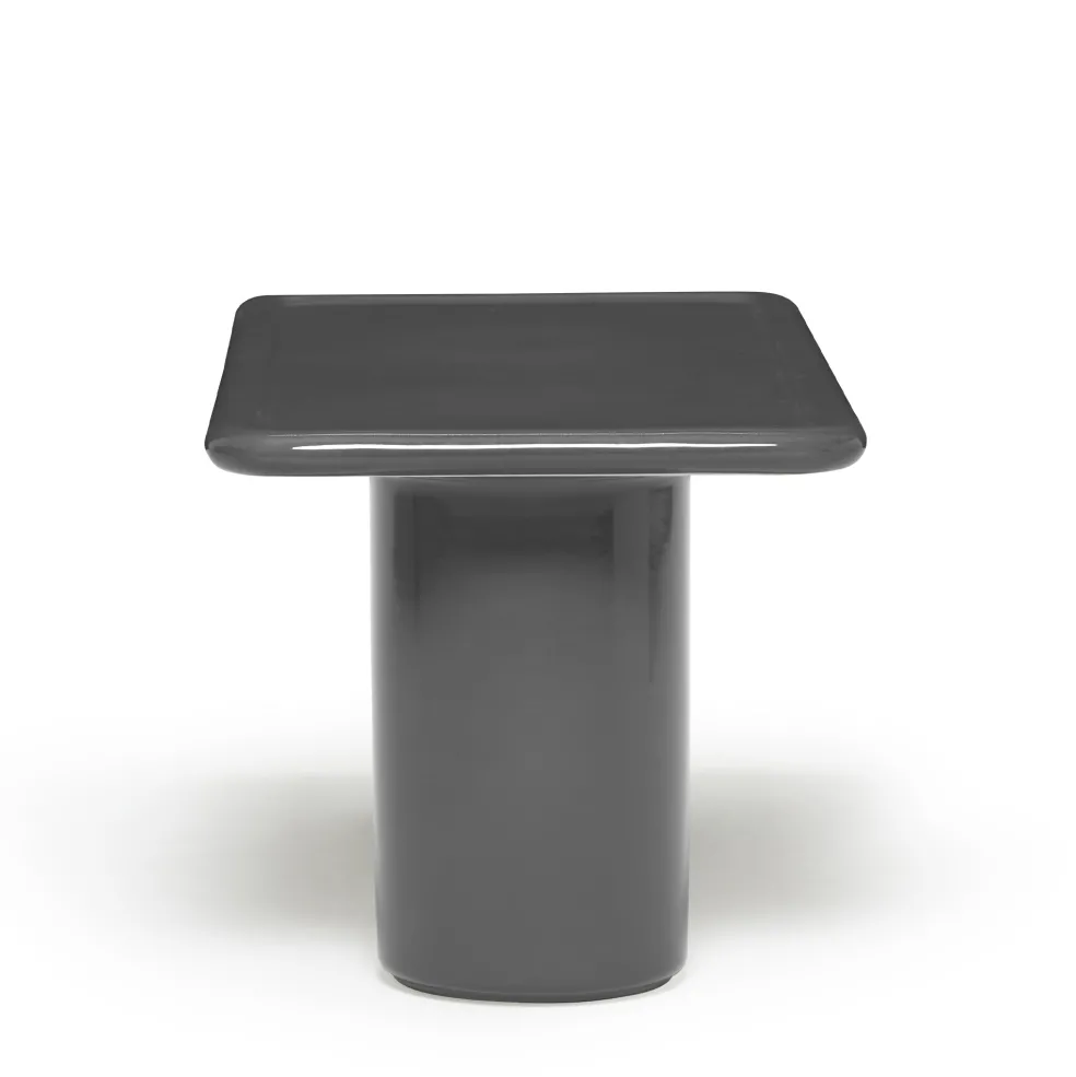 Clearance Mag Rectangular Low Side Table Charcoal 90 x 40cm In Stock | Outdoor Furniture