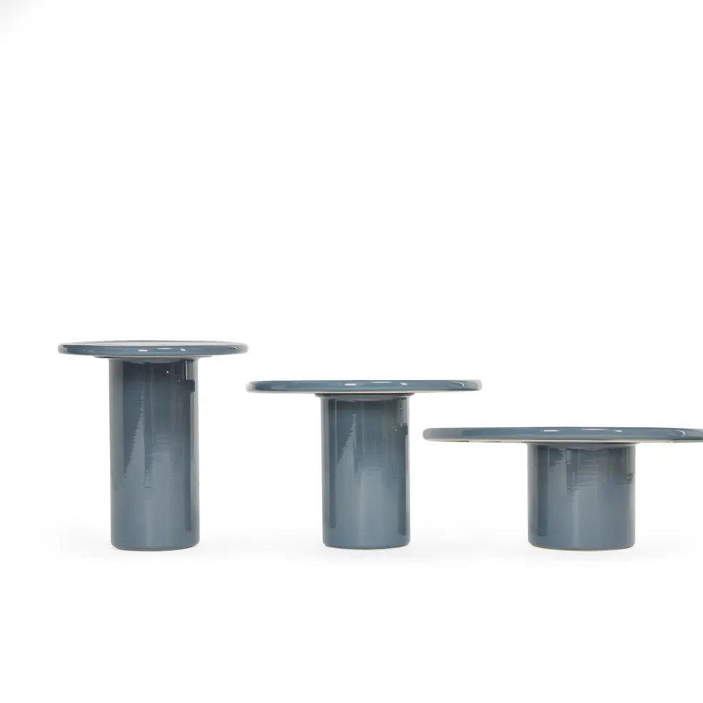 Store Mag Round Coffee Table Dark Blue 60cm In Stock | Outdoor Furniture