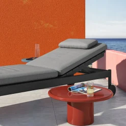 Flash Sale Mag Round Coffee Table Red 60cm Outdoor Furniture | Coffee & Side Tables