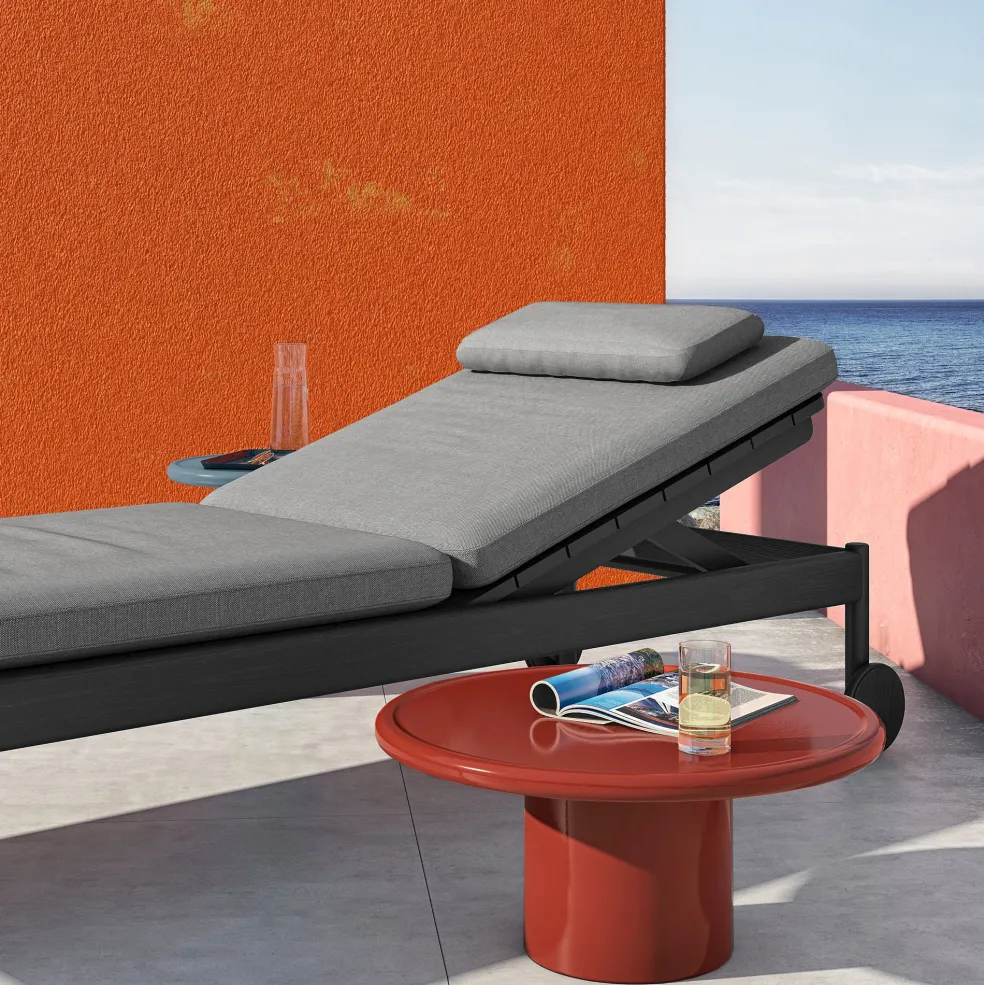 Flash Sale Mag Round Coffee Table Red 60cm Outdoor Furniture | Coffee & Side Tables