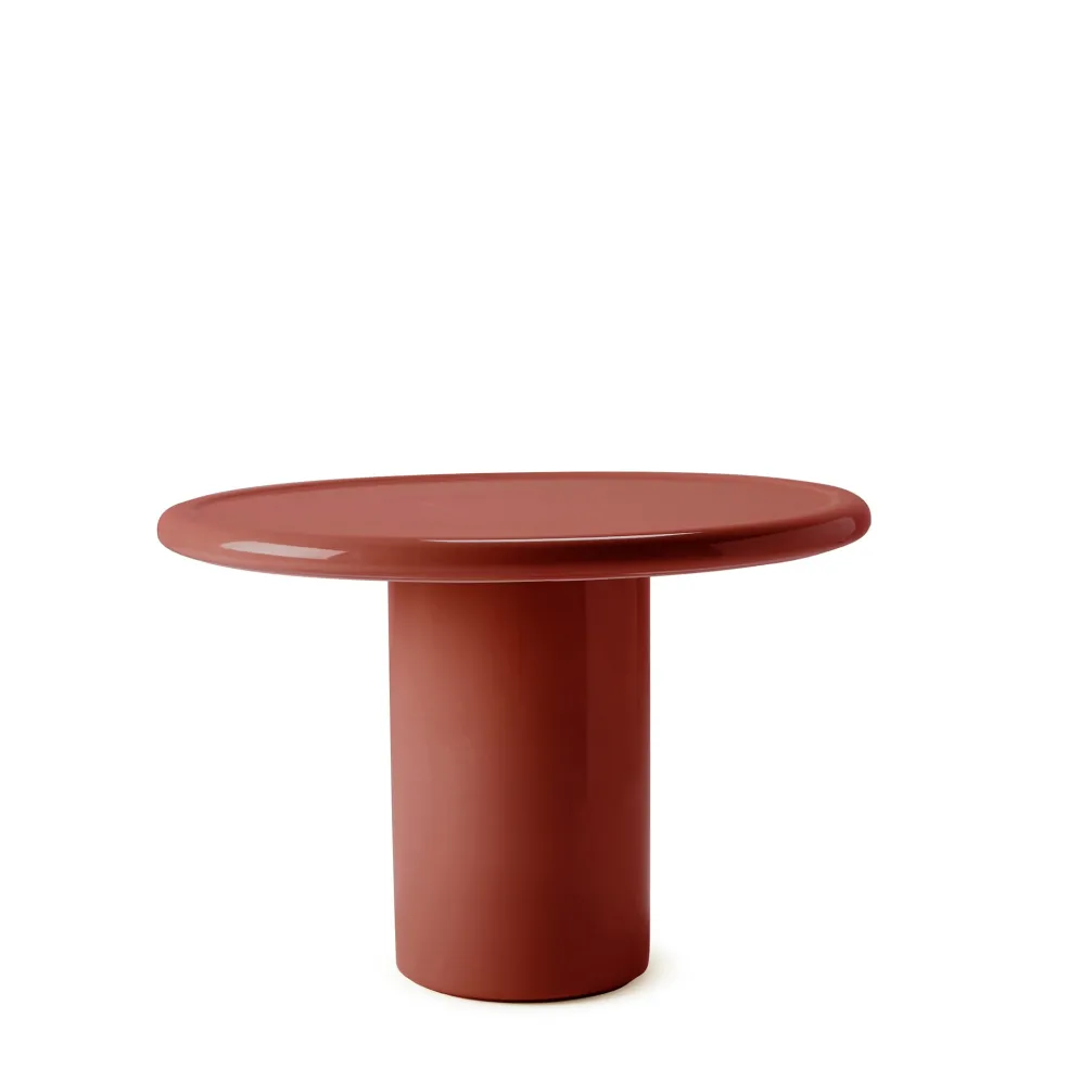Best Sale Mag Round Low Side Table Red 50cm Coffee & Side Tables | Outdoor Furniture