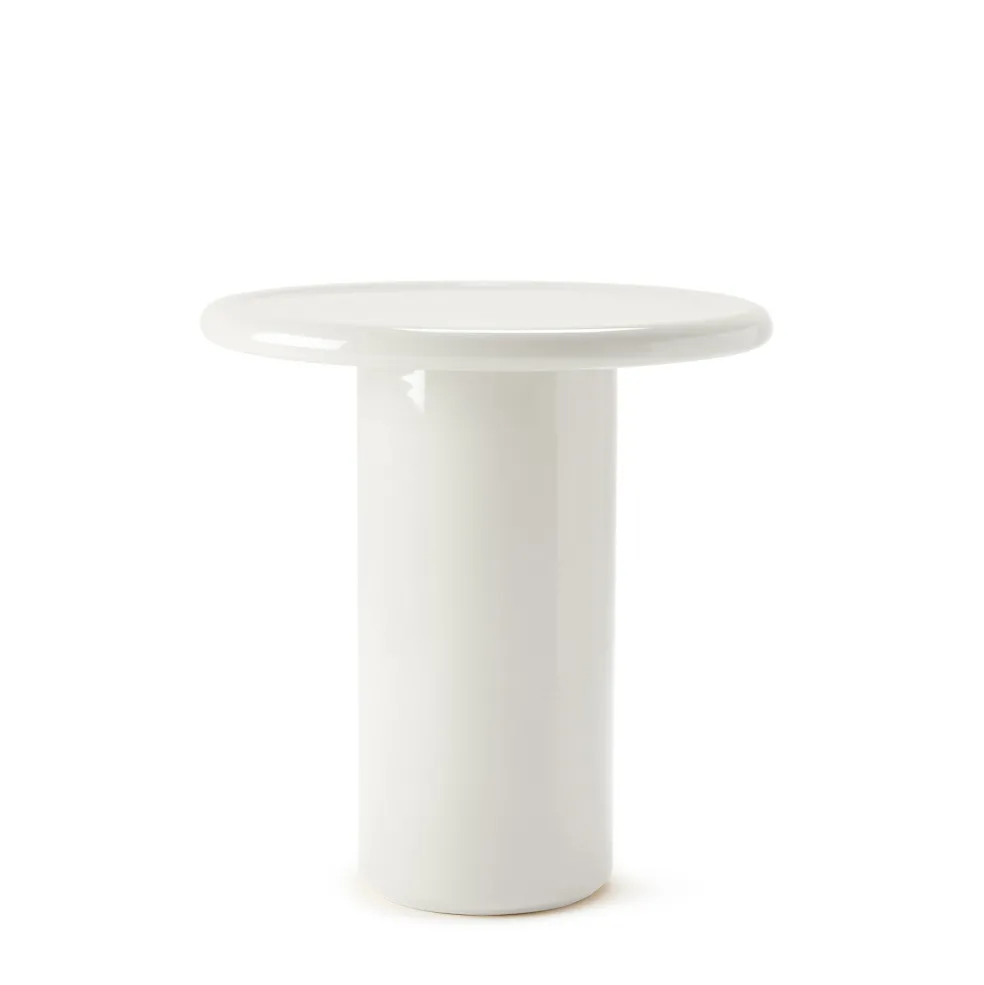 Online Mag Round Tall Side Chalk 40cm In Stock | Outdoor Furniture