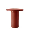 Best Mag Round Tall Side Table Red 40cm Outdoor Furniture | Coffee & Side Tables