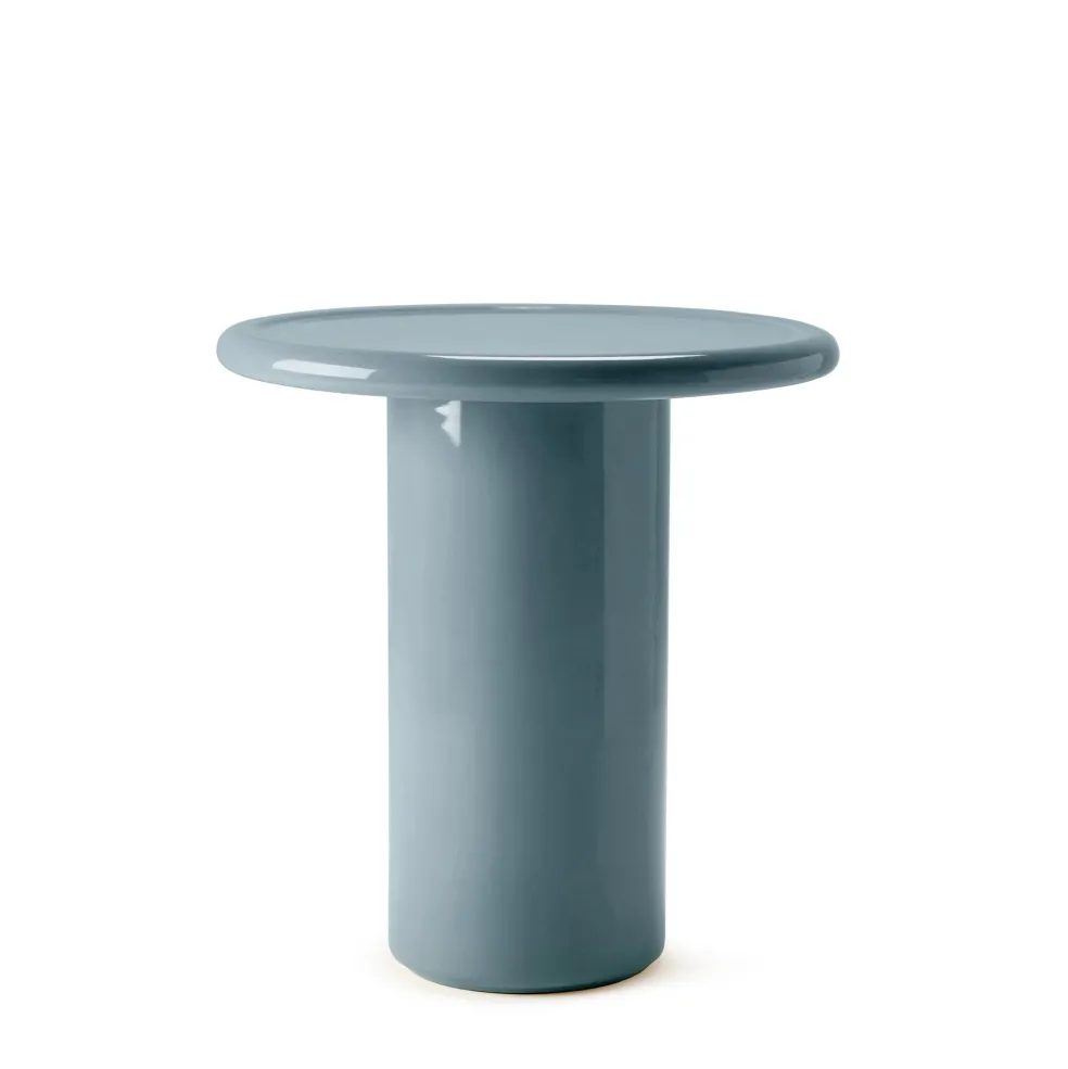 Discount Mag Round Tall Side Table Dark Blue 40cm In Stock | Outdoor Furniture