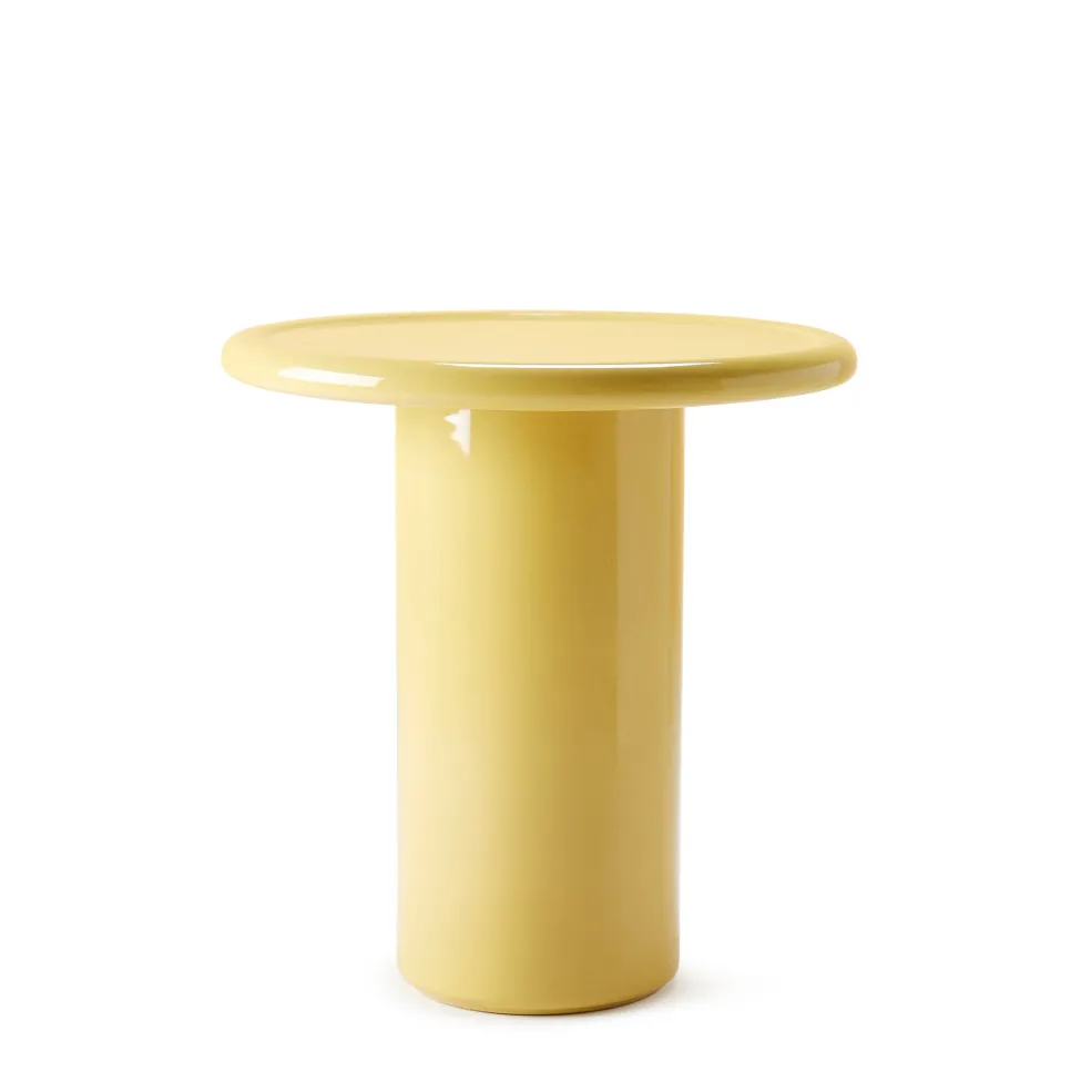 Cheap Mag Round Tall Side Table Yellow 40cm In Stock | Outdoor Furniture