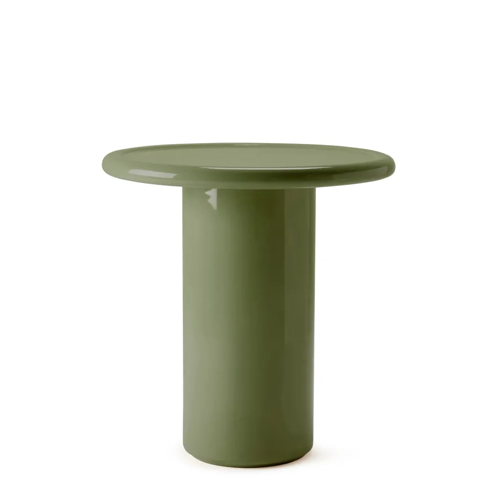 New Mag Round Tall Side Table Green 40cm Outdoor Furniture | Coffee & Side Tables