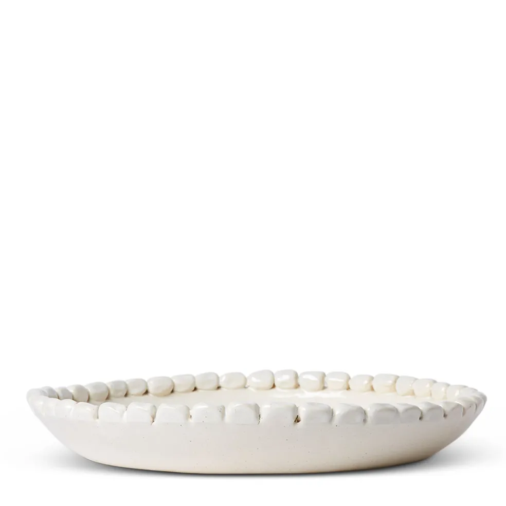 Shop Malibu Serving Platter White 37cm Serving Boards & Platters | Games & Entertaining