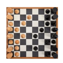 Discount Milos Chess Set Black & White Luxury Gifts | Games & Entertaining