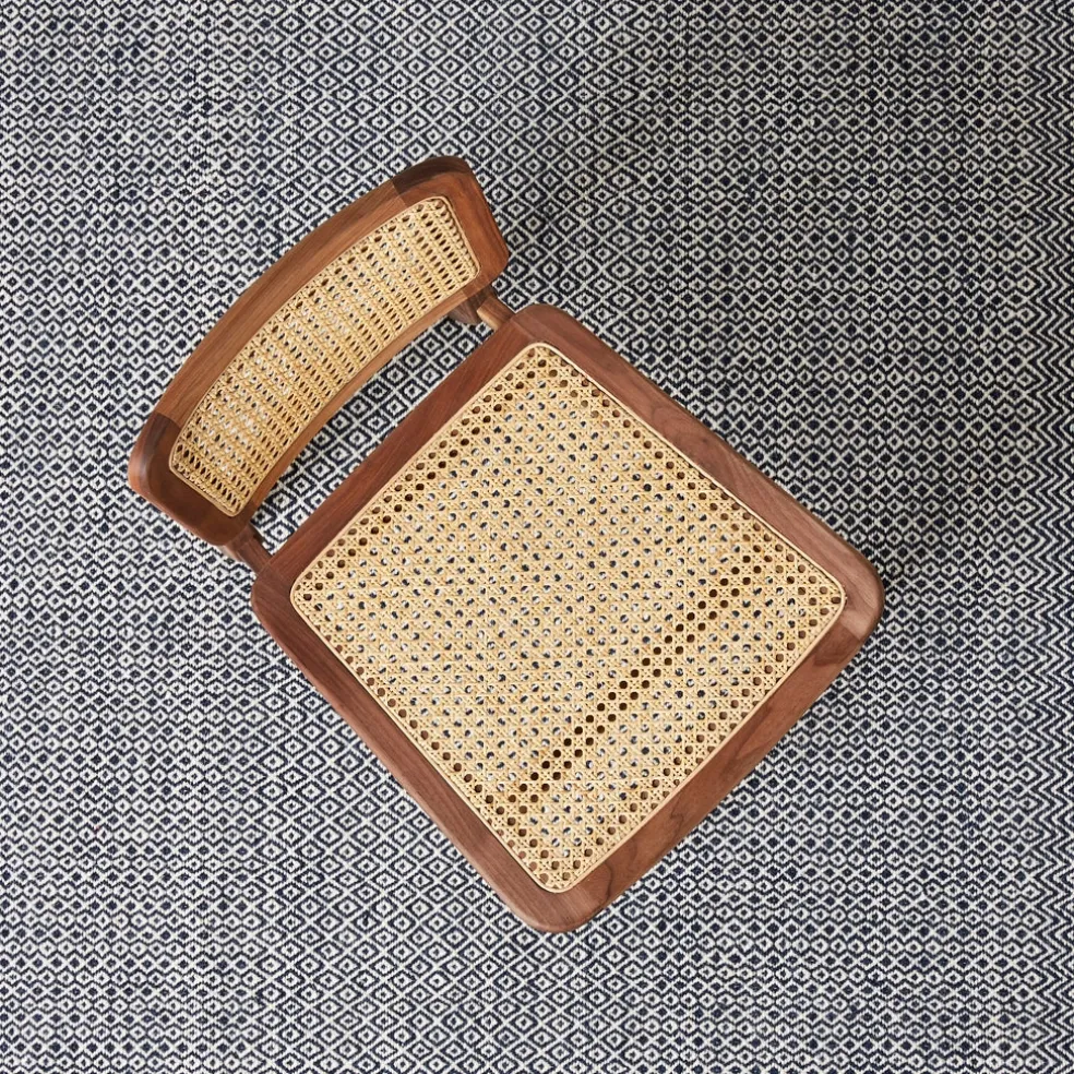 New Mini Diamond Rug Indigo 300 x 200cm Rugs