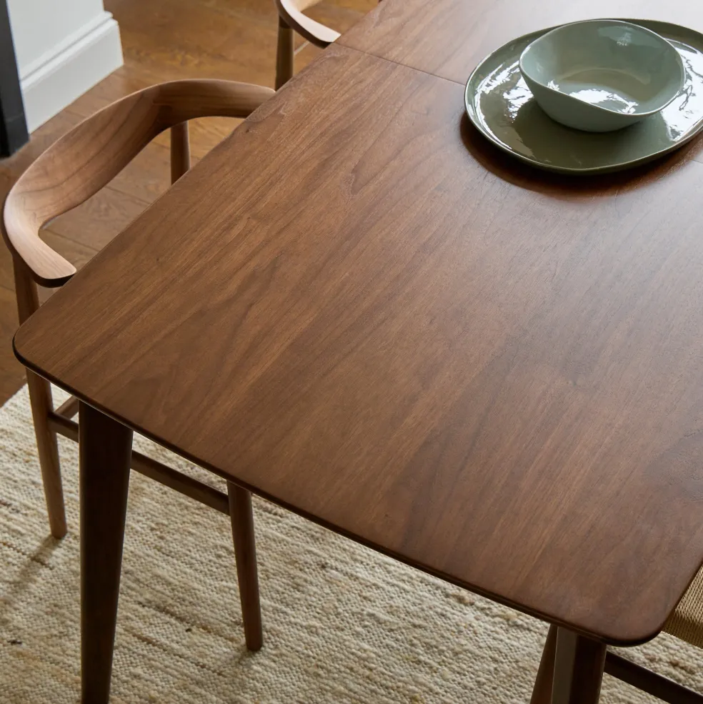 Store Ninety Extending Dining Table Dark Walnut 160cm Dining Tables